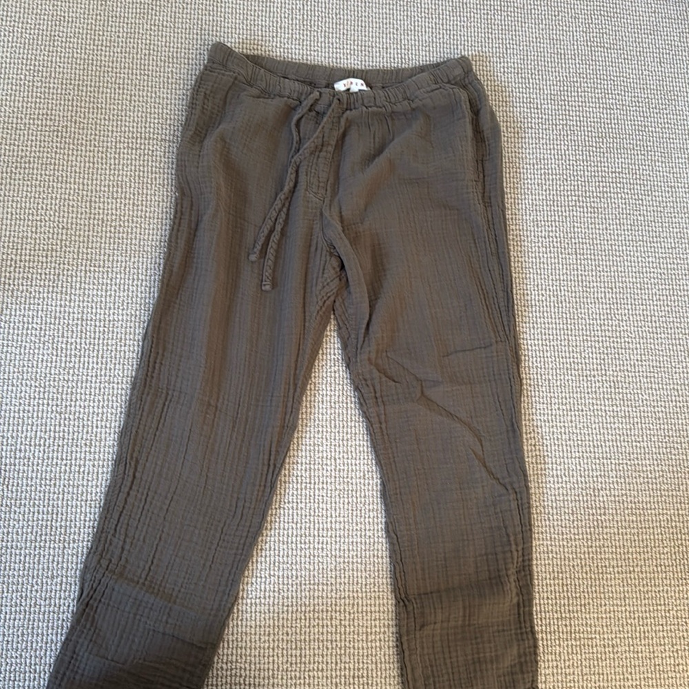 Green Xirena drawing string cotton pants